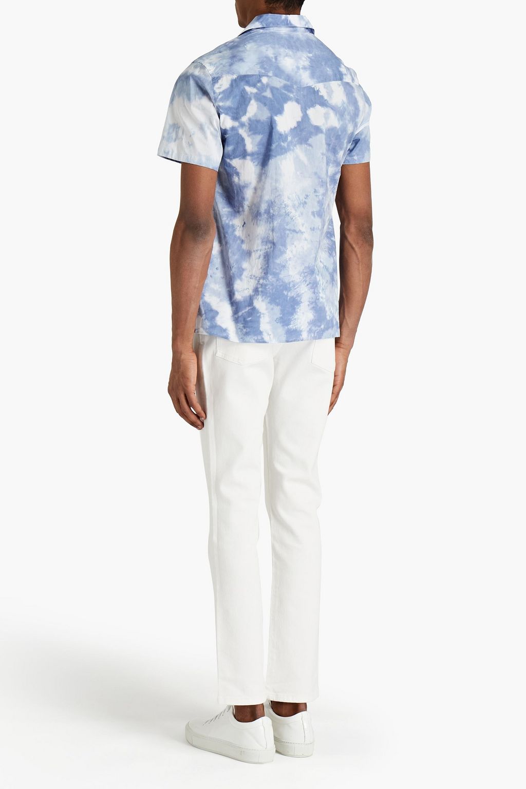 OFFICINE GÉNÉRALE Dario tie-dyed cotton-poplin shirt