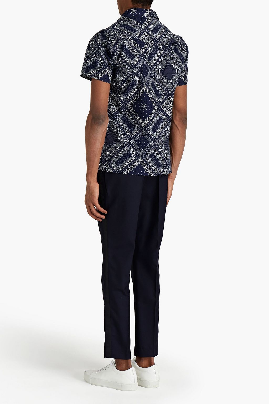 OFFICINE GÉNÉRALE Dario printed cotton-poplin shirt