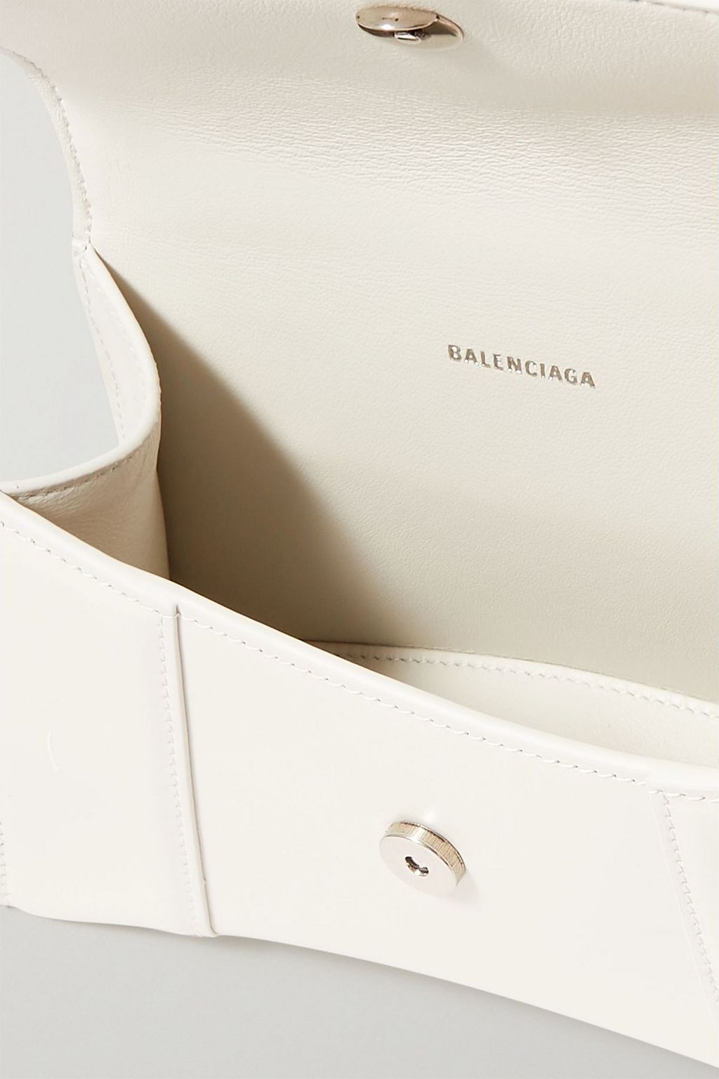 BALENCIAGA Hourglass XS leather tote
