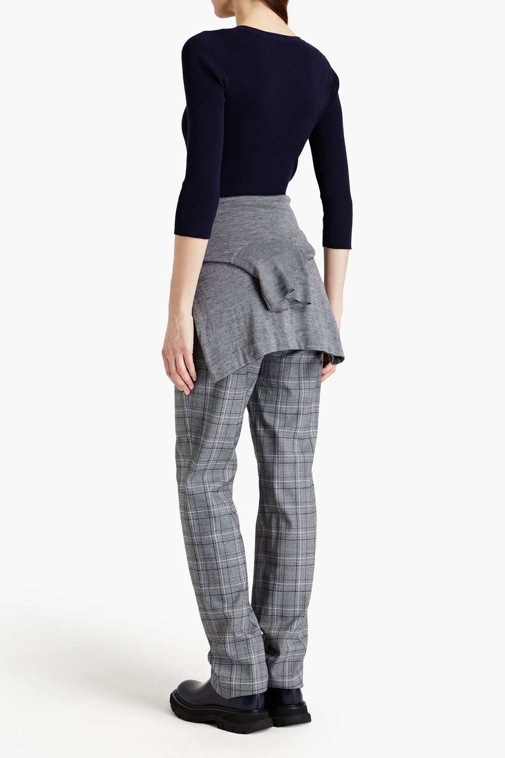 ASPESI Ribbed cotton top