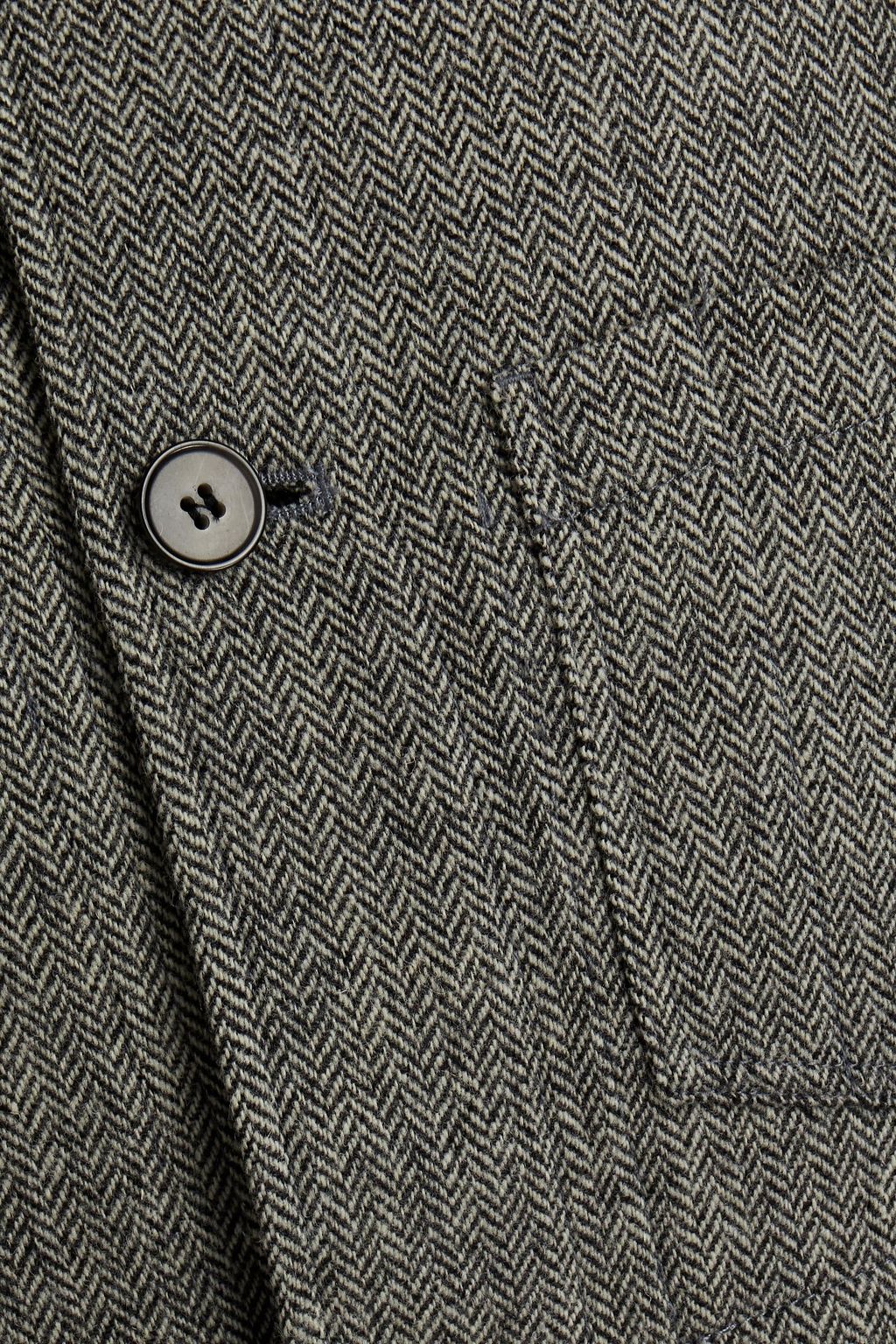 OFFICINE GÉNÉRALE Herringbone wool jacket