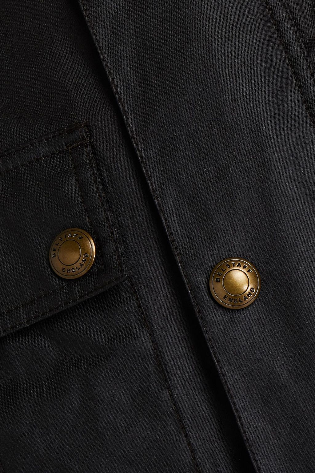 BELSTAFF Gangster logo-appliquéd waxed cotton jacket
