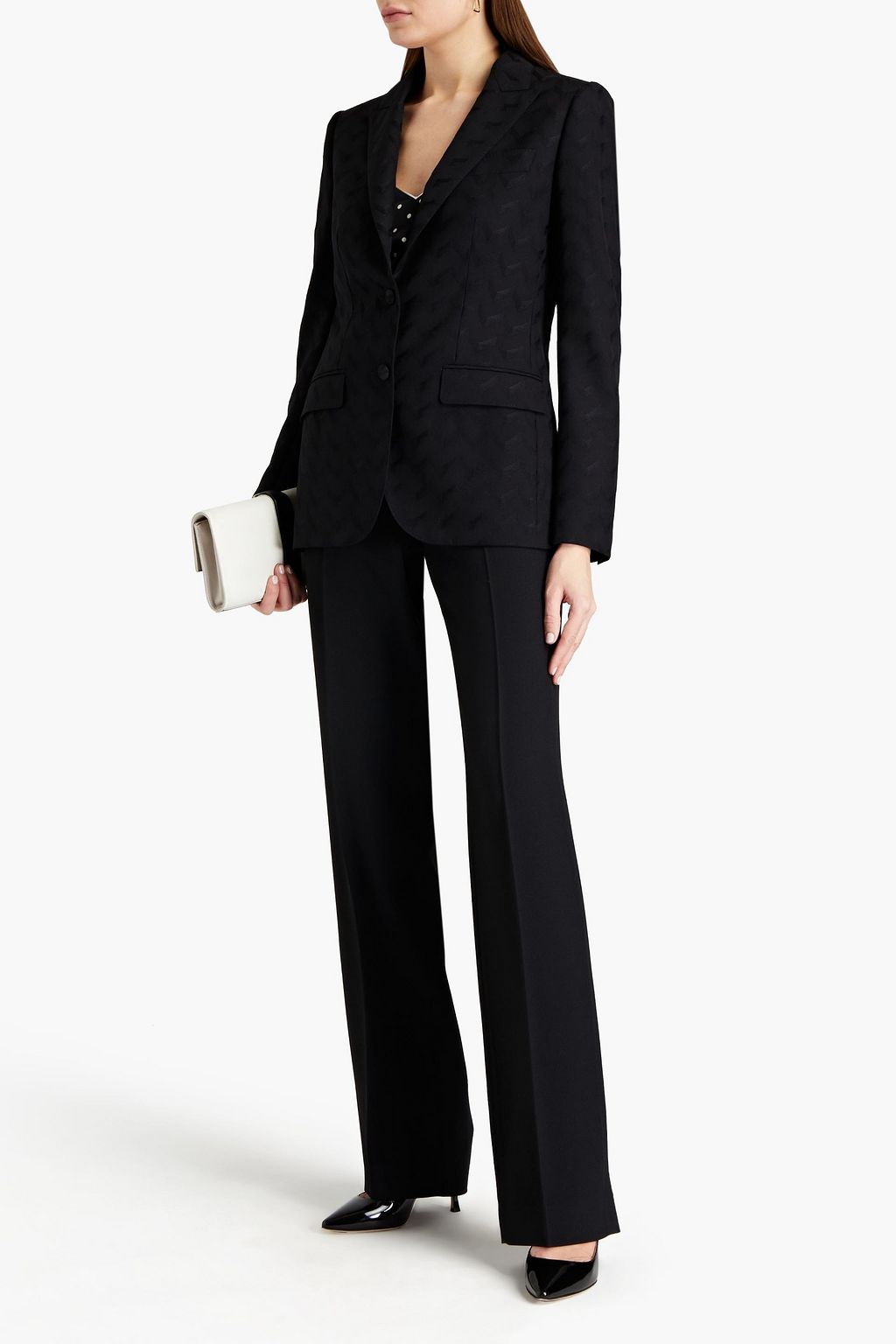 DOLCE&GABBANA Wool-jacquard blazer