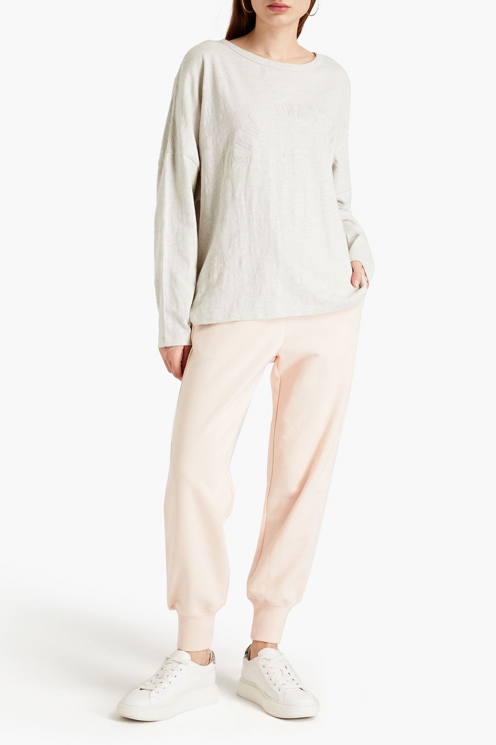 THE UPSIDE Embroidered cotton top