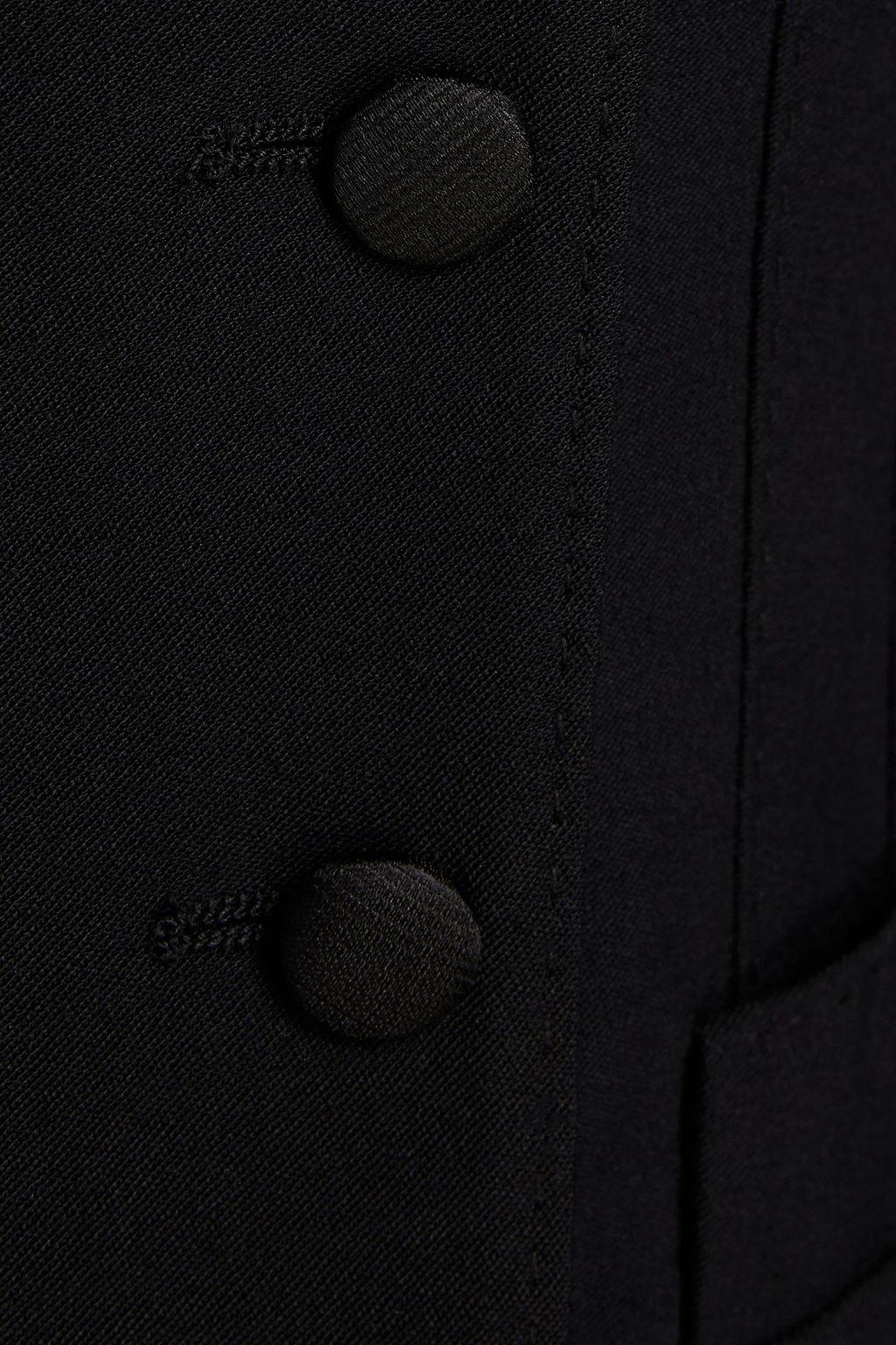 DOLCE&GABBANA Double-breasted wool-blend twill vest