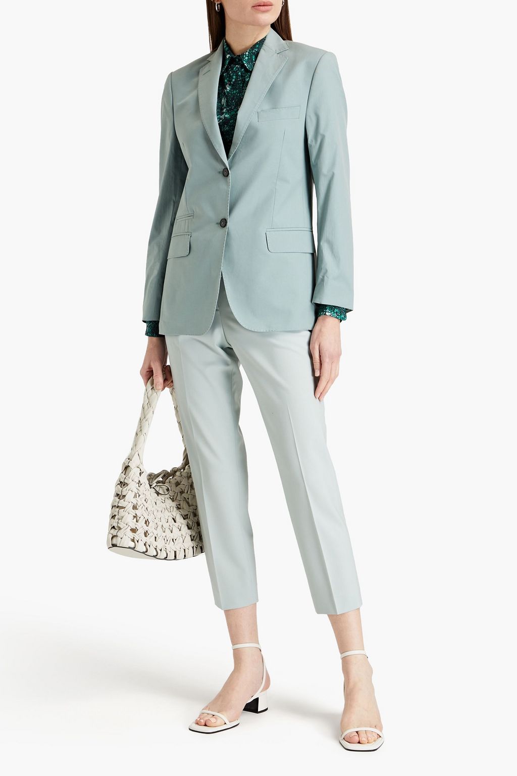 OFFICINE GÉNÉRALE Charlene cotton-poplin blazer