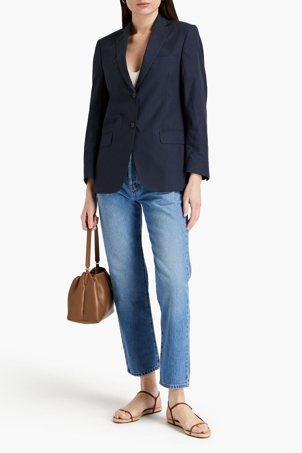 OFFICINE GÉNÉRALE Charlene cotton-poplin blazer