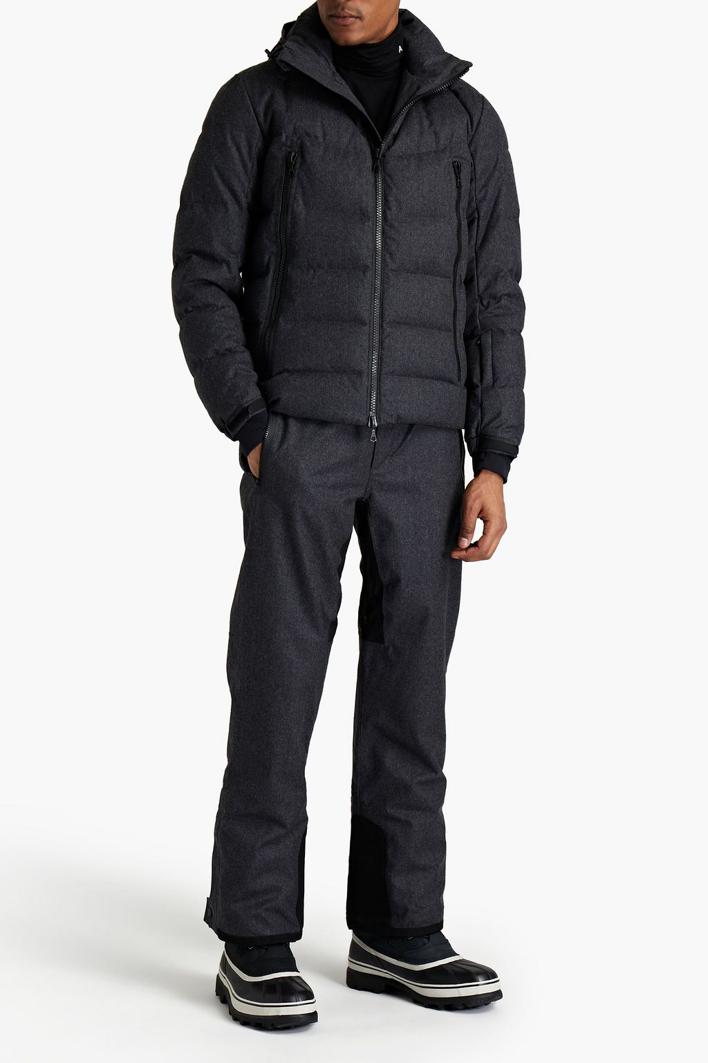 OFFICINE GÉNÉRALE Antonin quilted wool-blend down hooded jacket