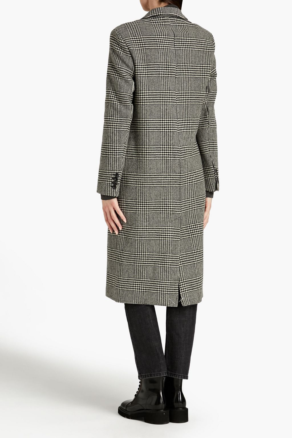 OFFICINE GÉNÉRALE Eden Prince of Wales checked wool coat