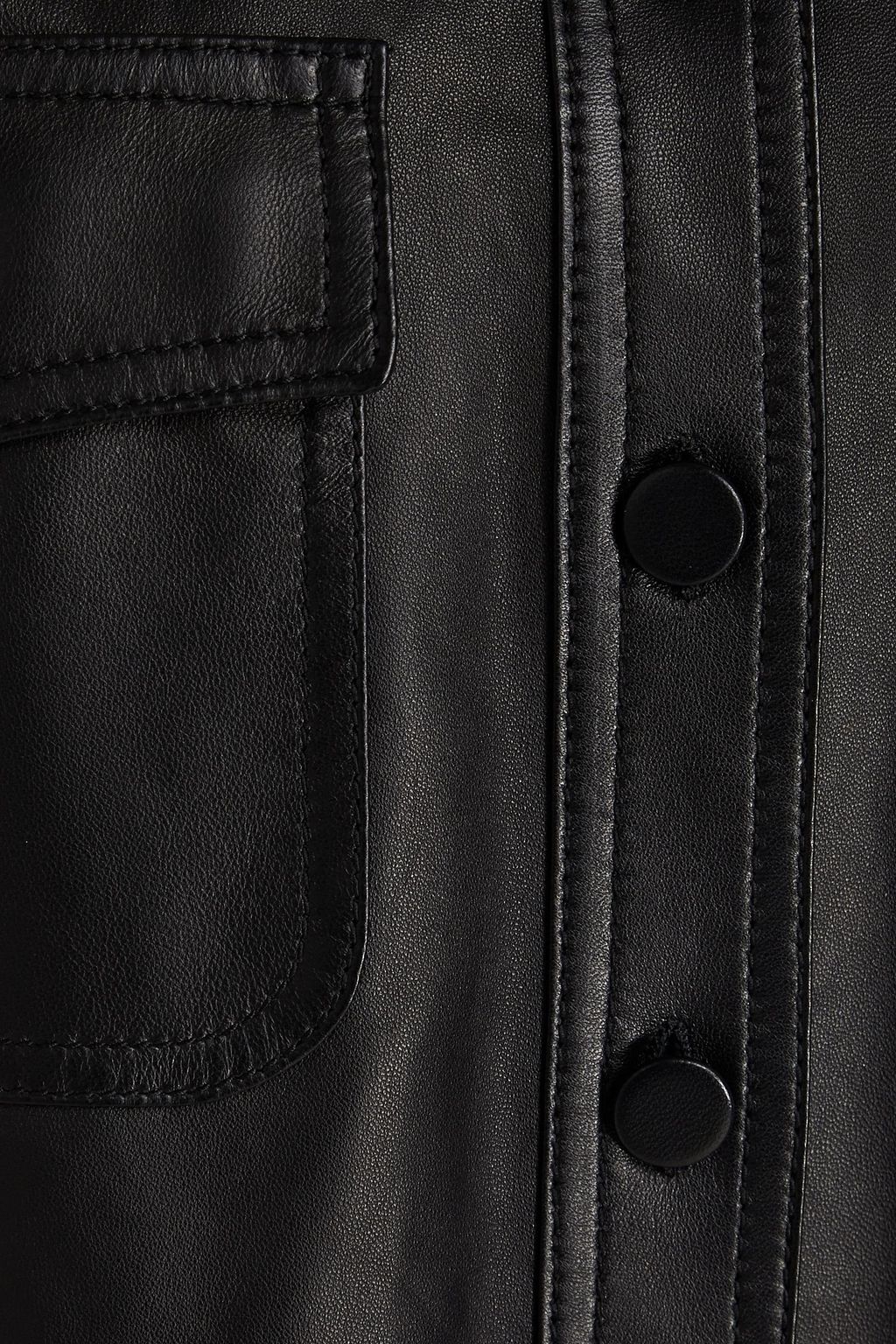 GABRIELA HEARST John Austin leather shirt