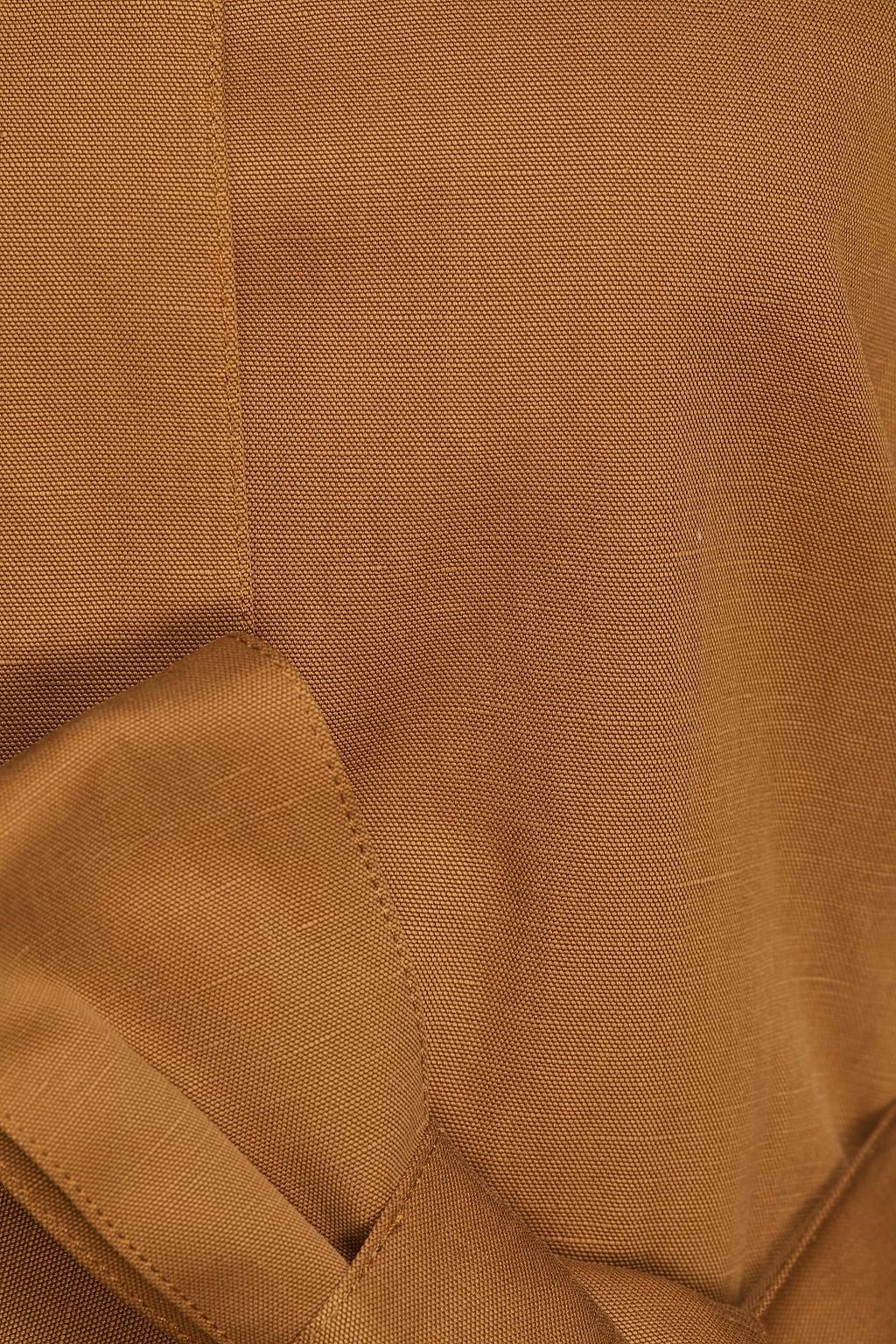 OFFICINE GÉNÉRALE Maelle belted cotton-blend canvas trench coat