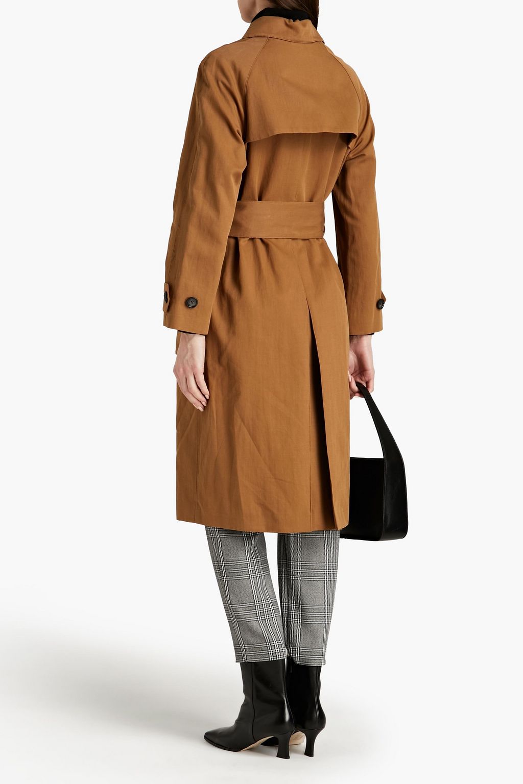 OFFICINE GÉNÉRALE Maelle belted cotton-blend canvas trench coat