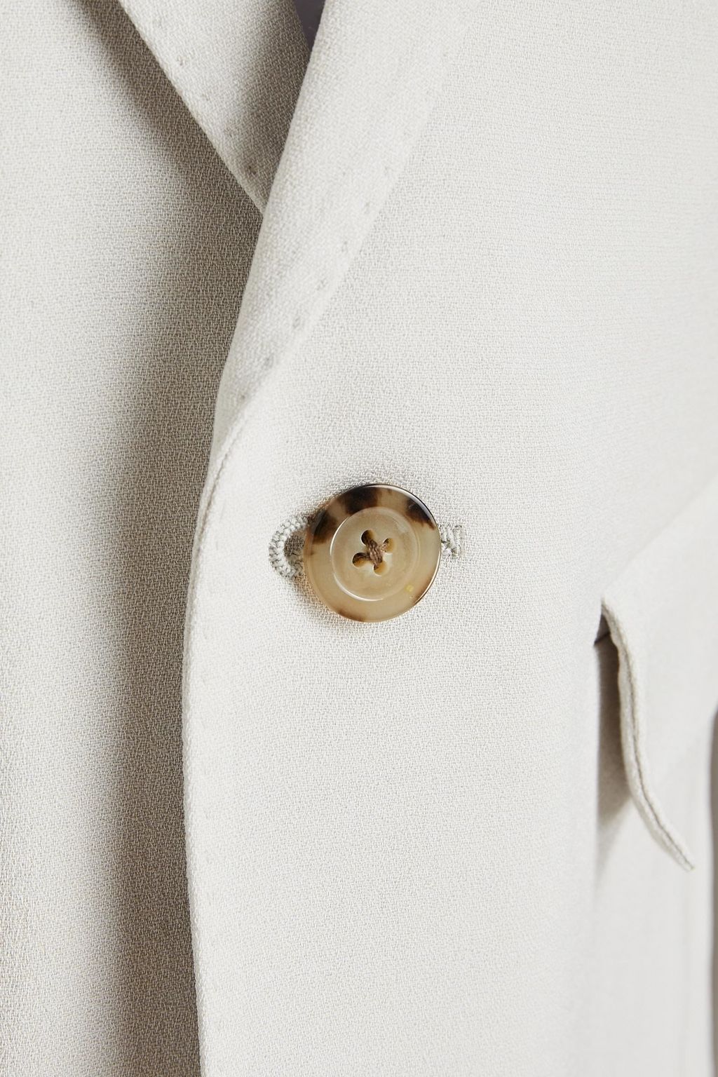 RICK OWENS Wool-blend crepe blazer