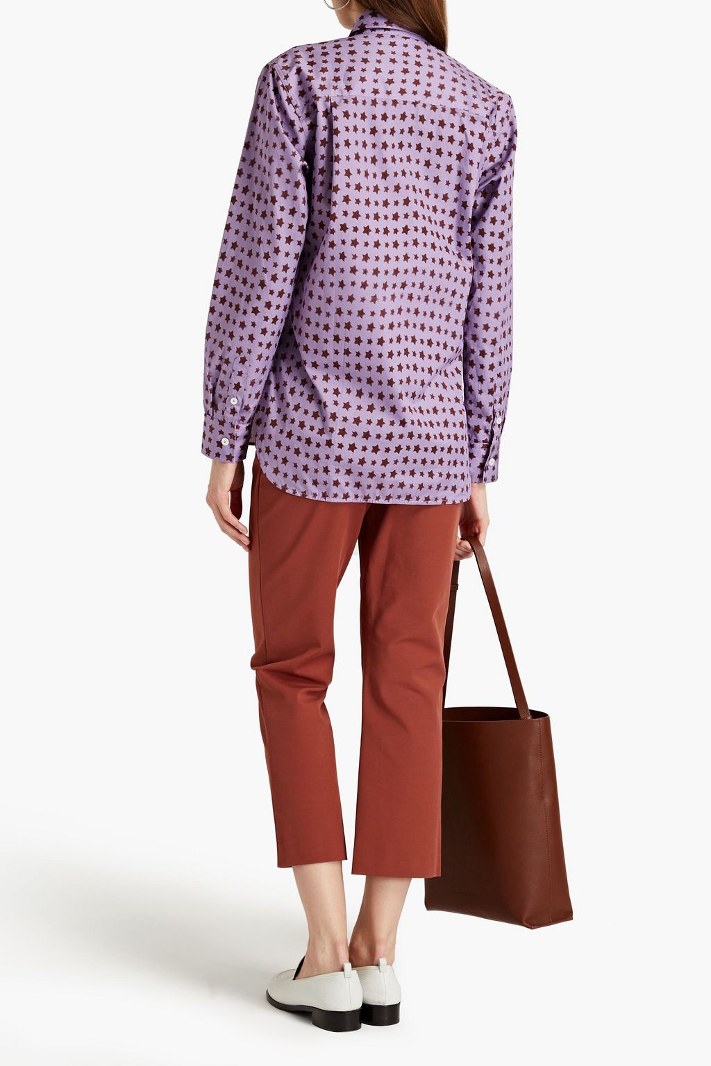 PAUL SMITH Printed cotton-poplin shirt