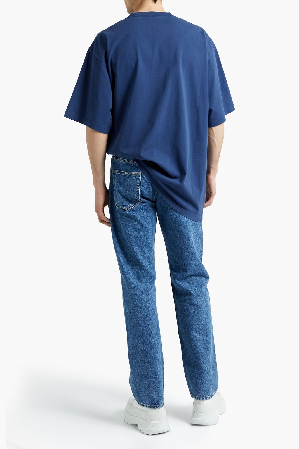BALENCIAGA T-Shirt aus Baumwoll-Jersey mit Stickereien
