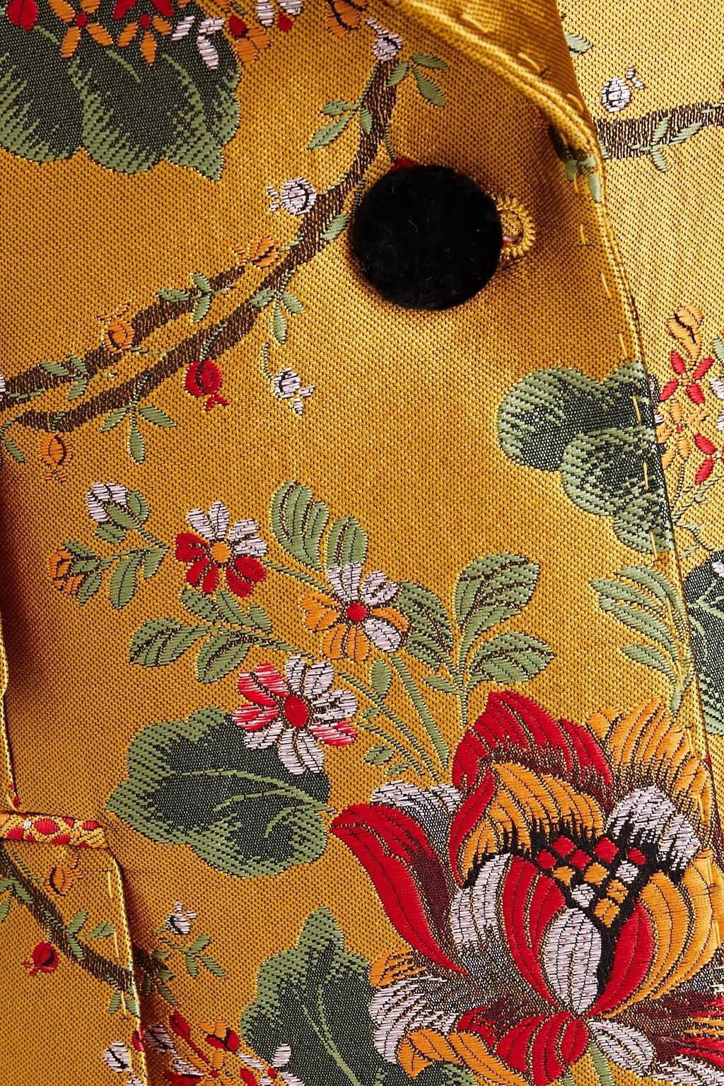 DOLCE&GABBANA Metallic floral-jacquard blazer