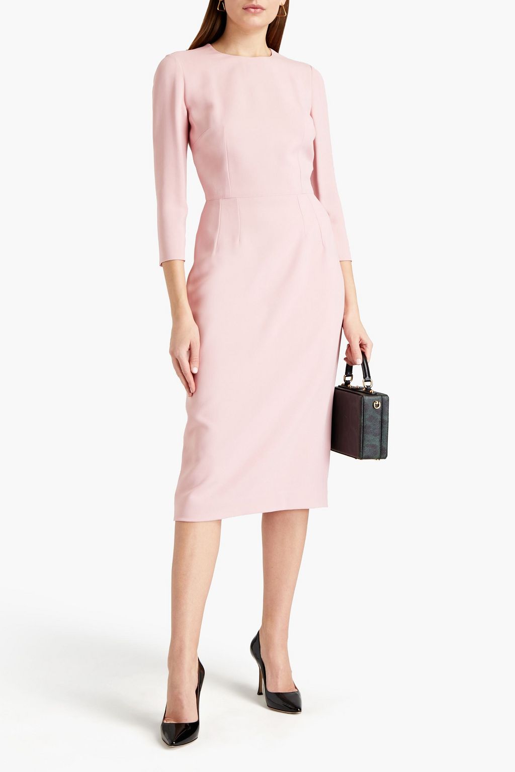 DOLCE&GABBANA Crepe midi dress
