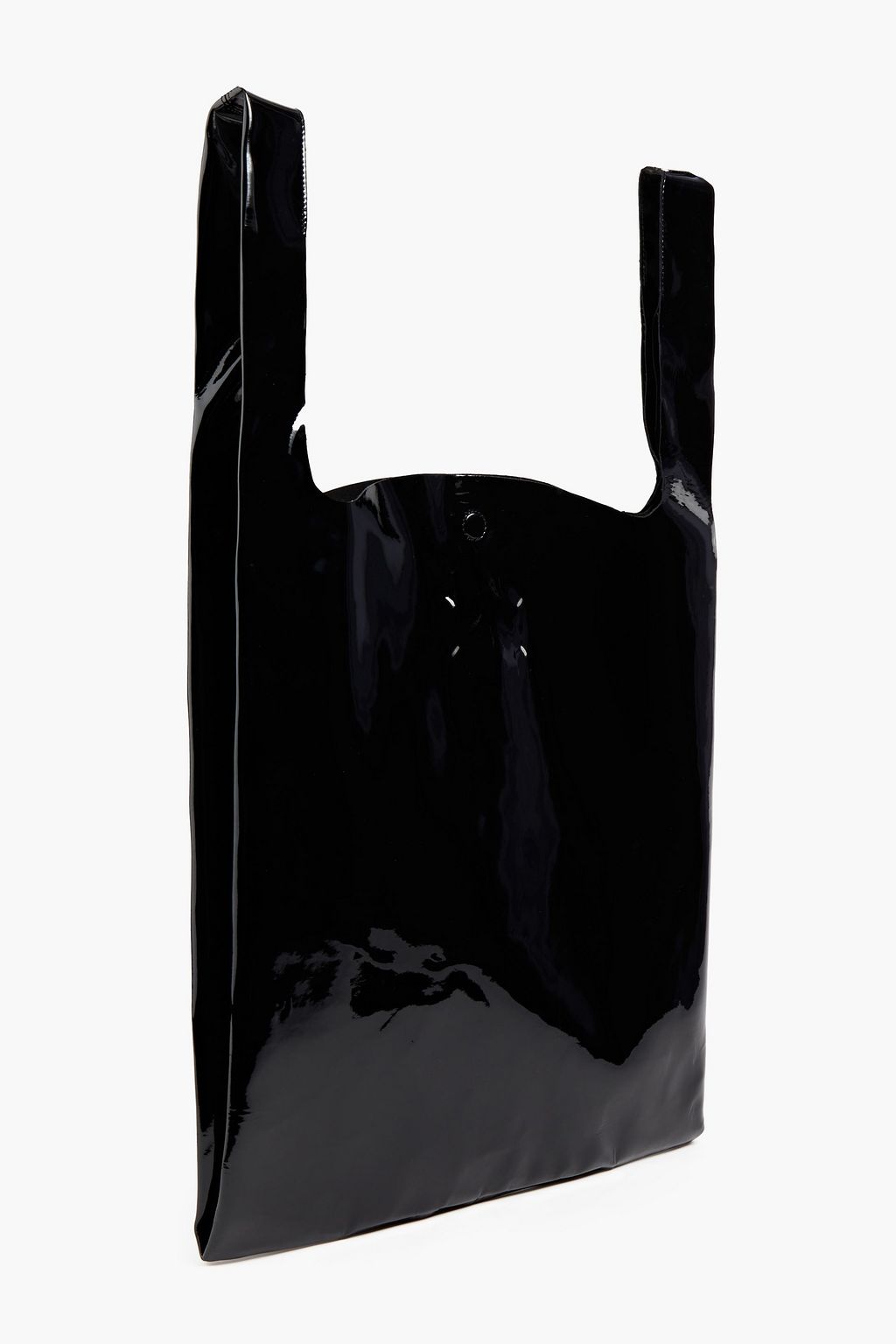 MAISON MARGIELA Printed patent-leather tote