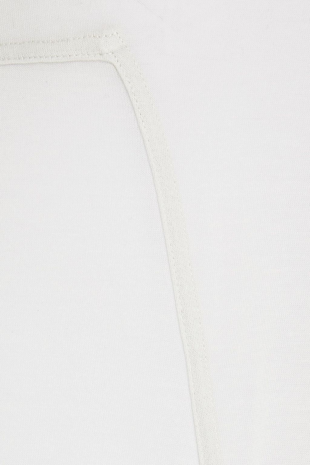 RICK OWENS Draped jersey maxi dress