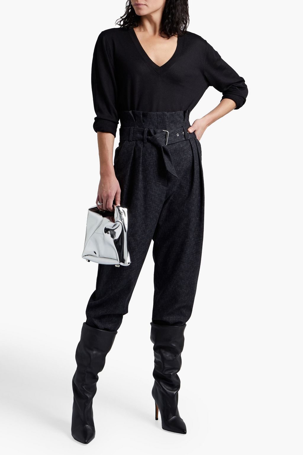 IRO Drive modal and alpaca-blend sweater