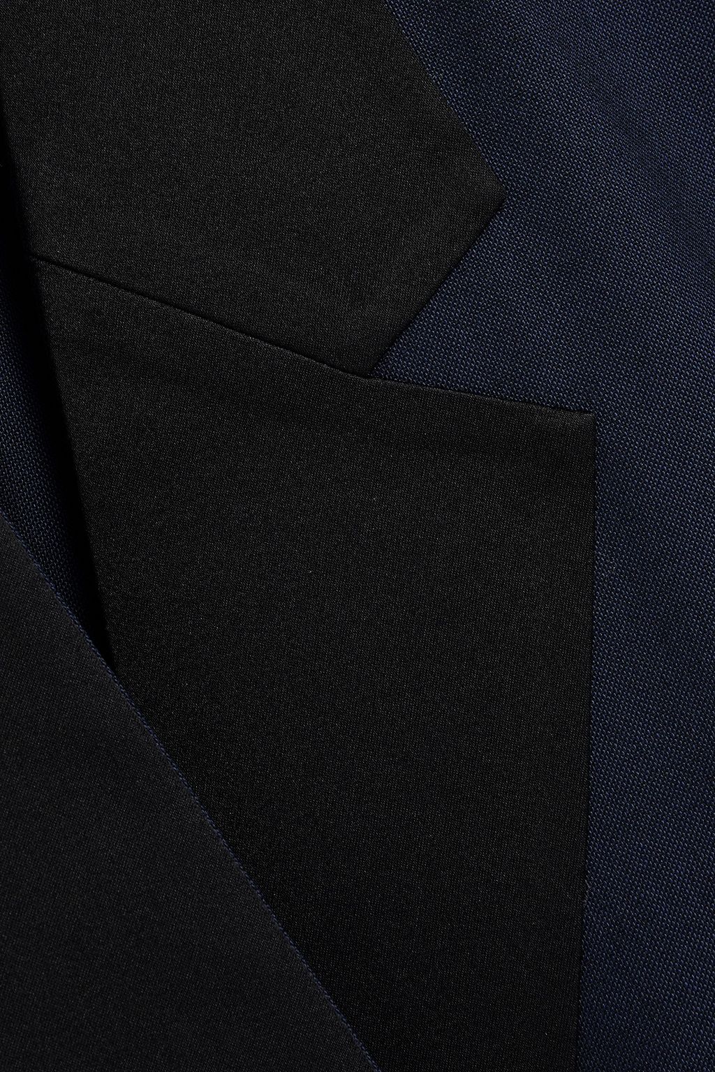 MAISON MARGIELA Satin-trimmed wool-canvas blazer