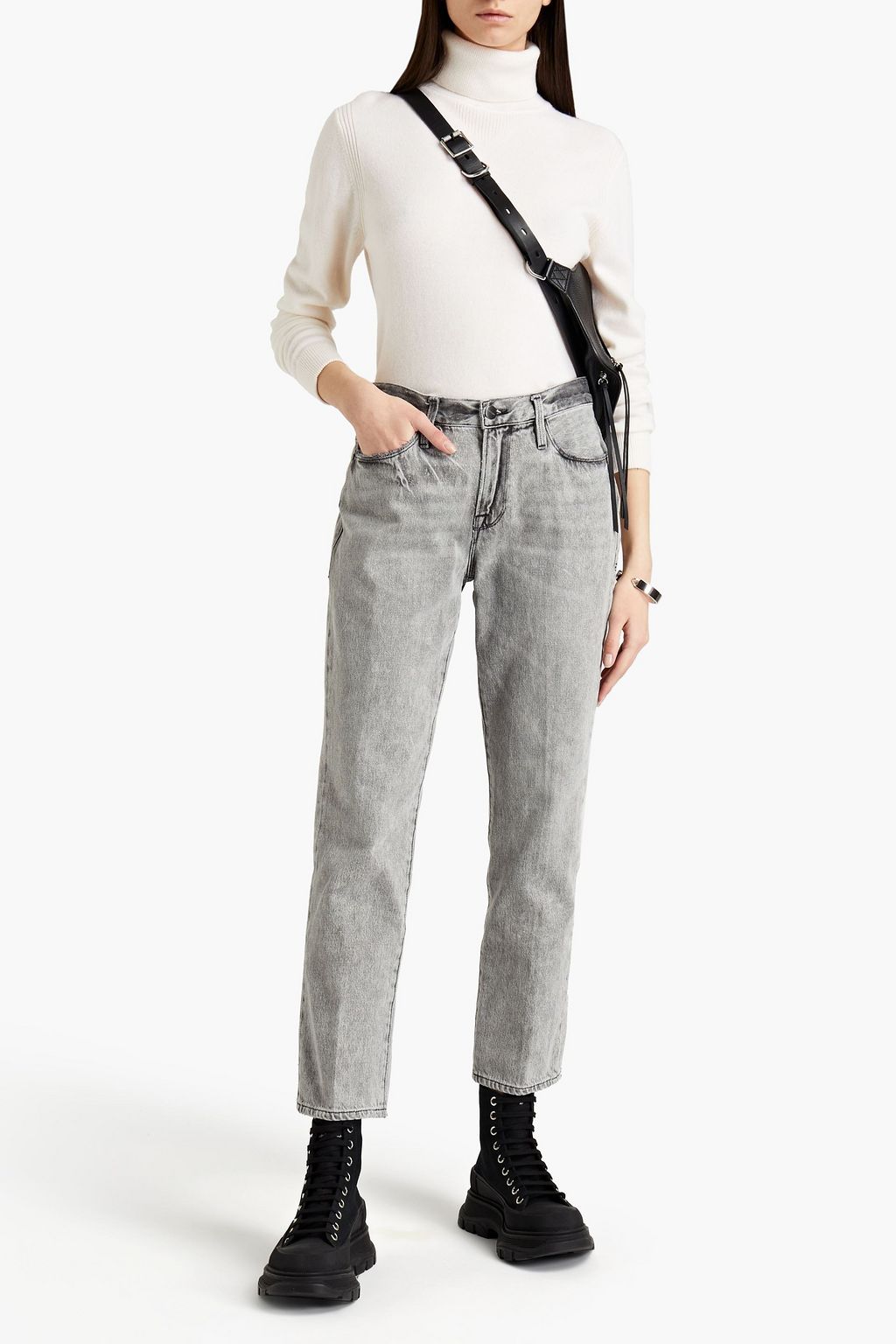 BELSTAFF Wool and cashmere-blend turtleneck sweater