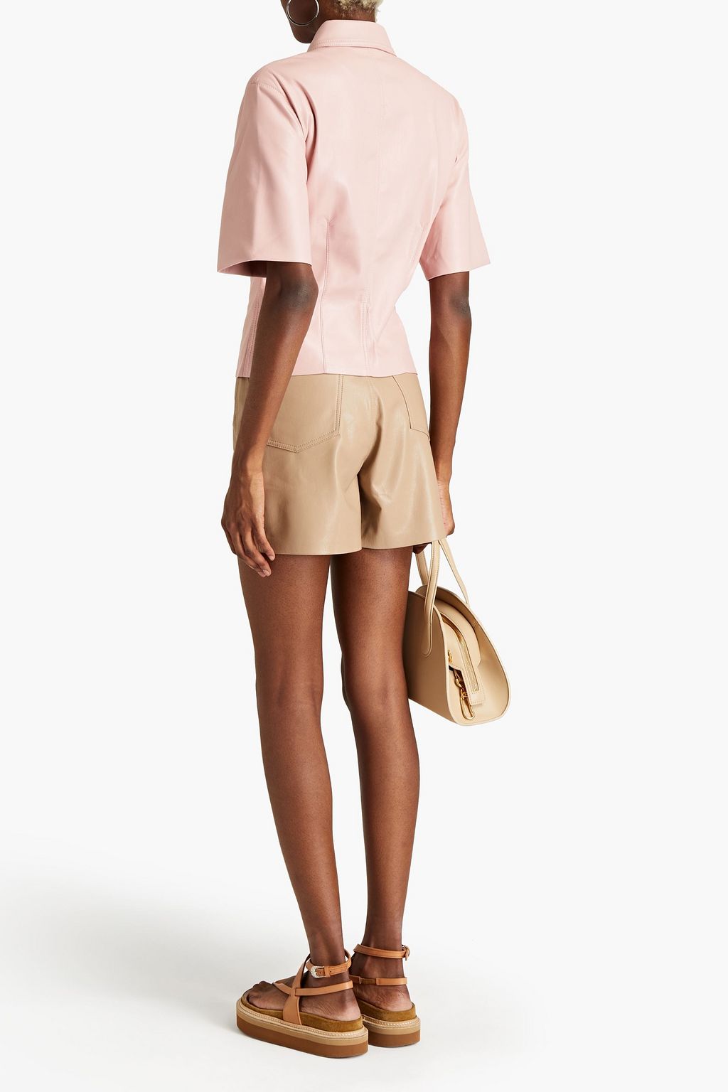 NANUSHKA Vegan leather shirt