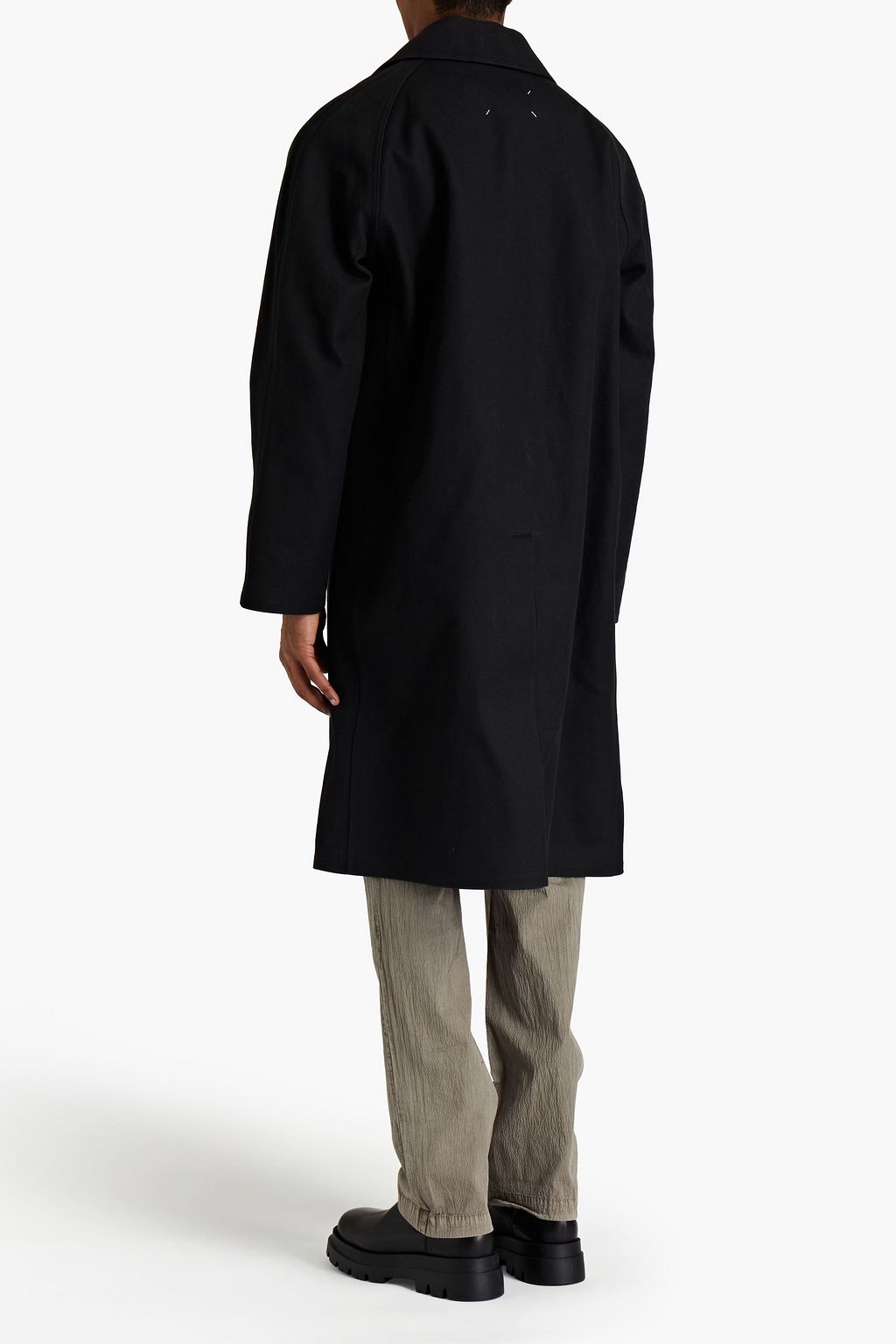 MAISON MARGIELA Cutout cotton-gabardine coat