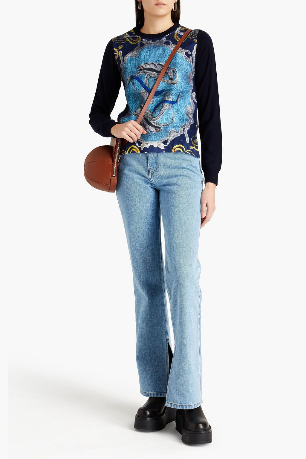 MAISON MARGIELA Printed wool sweater