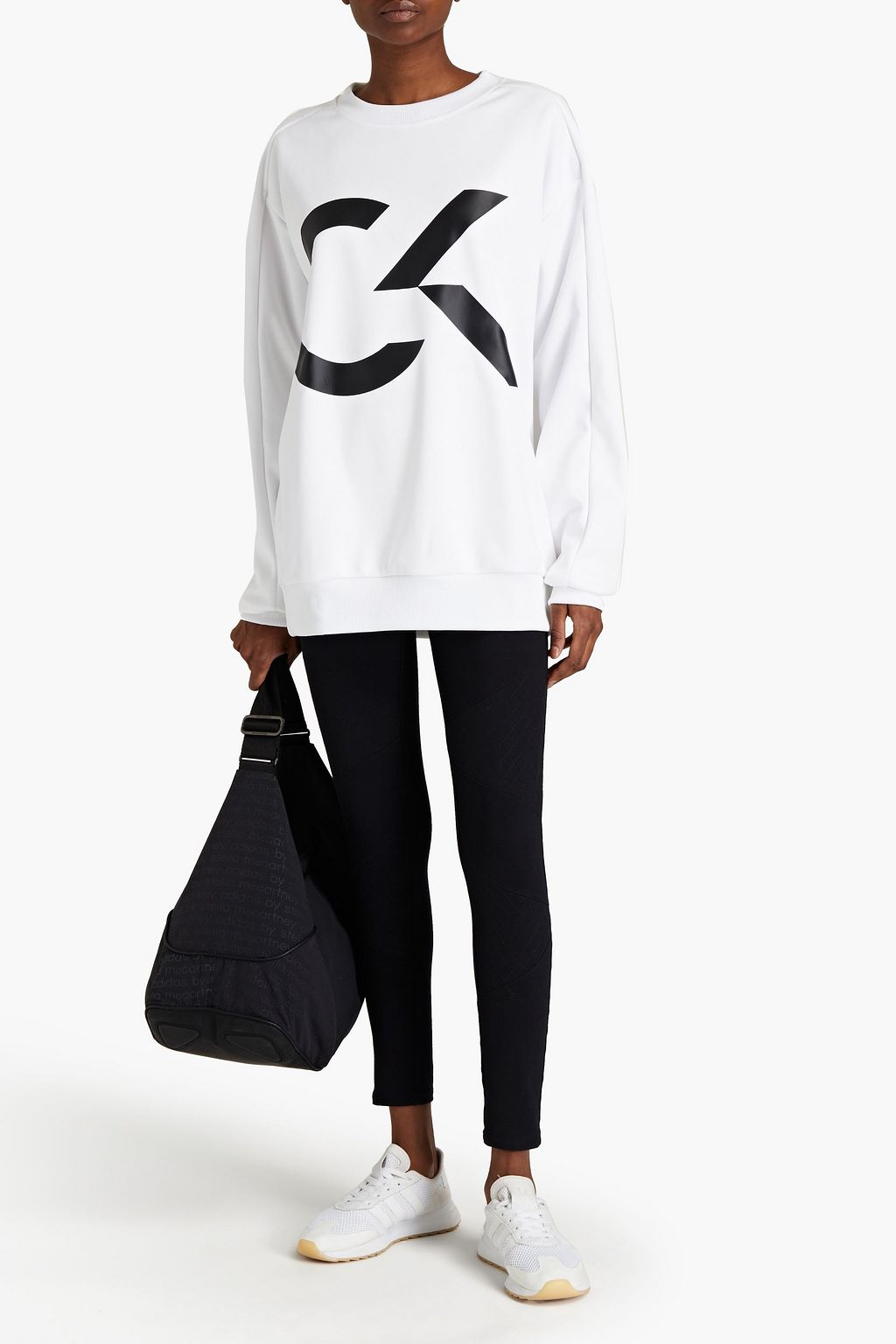CALVIN KLEIN PERFORMANCE Printed fleece sweatshirt