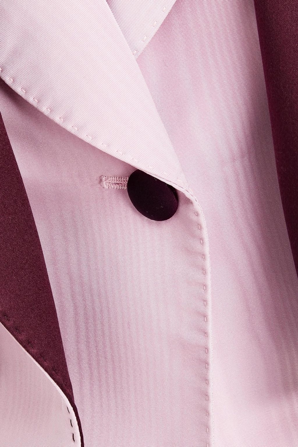 DOLCE&GABBANA Cropped satin-paneled silk-blend moire tuxedo jacket