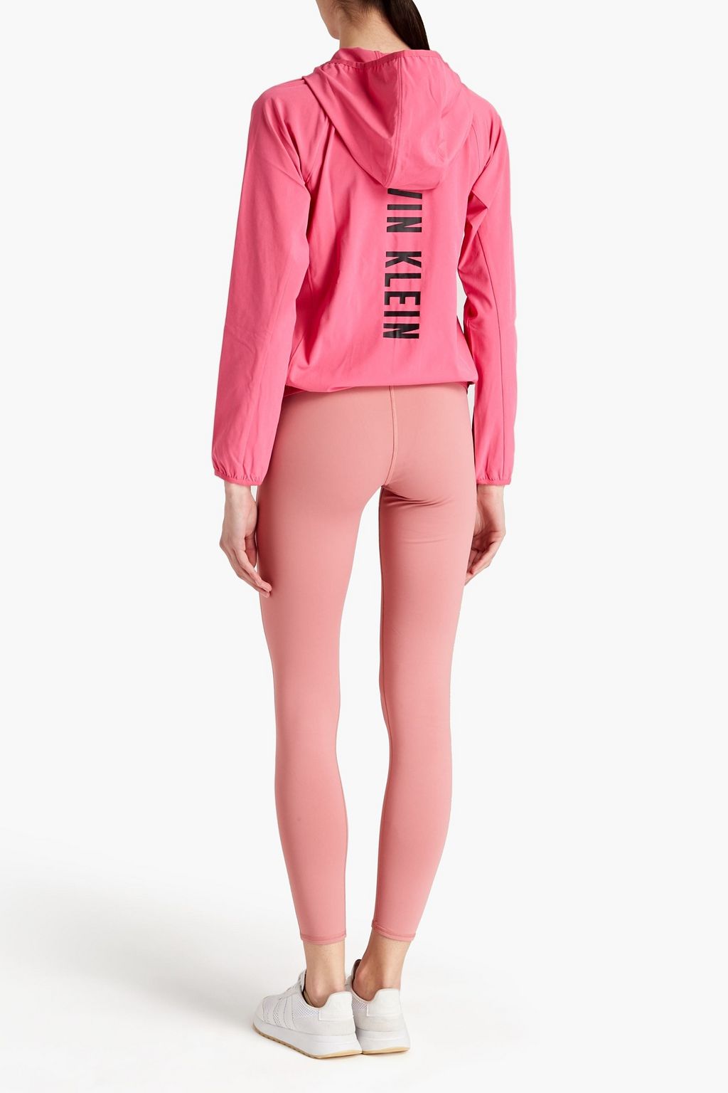 CALVIN KLEIN PERFORMANCE Printed shell hooded jacket