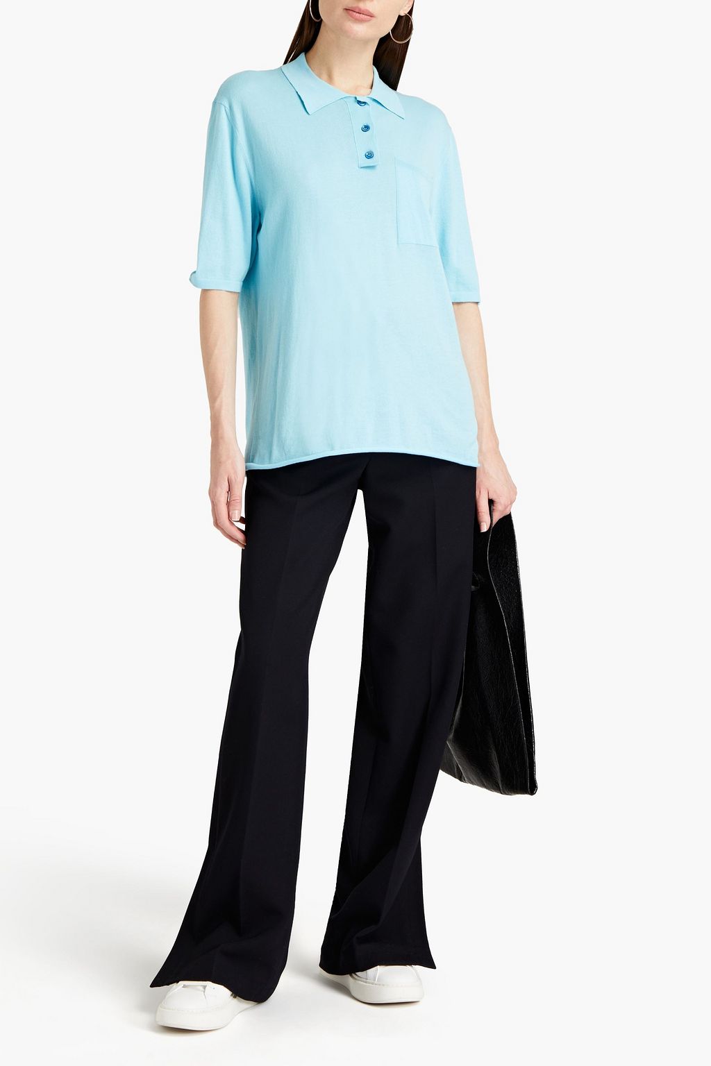 MAISON MARGIELA Cotton-blend polo shirt