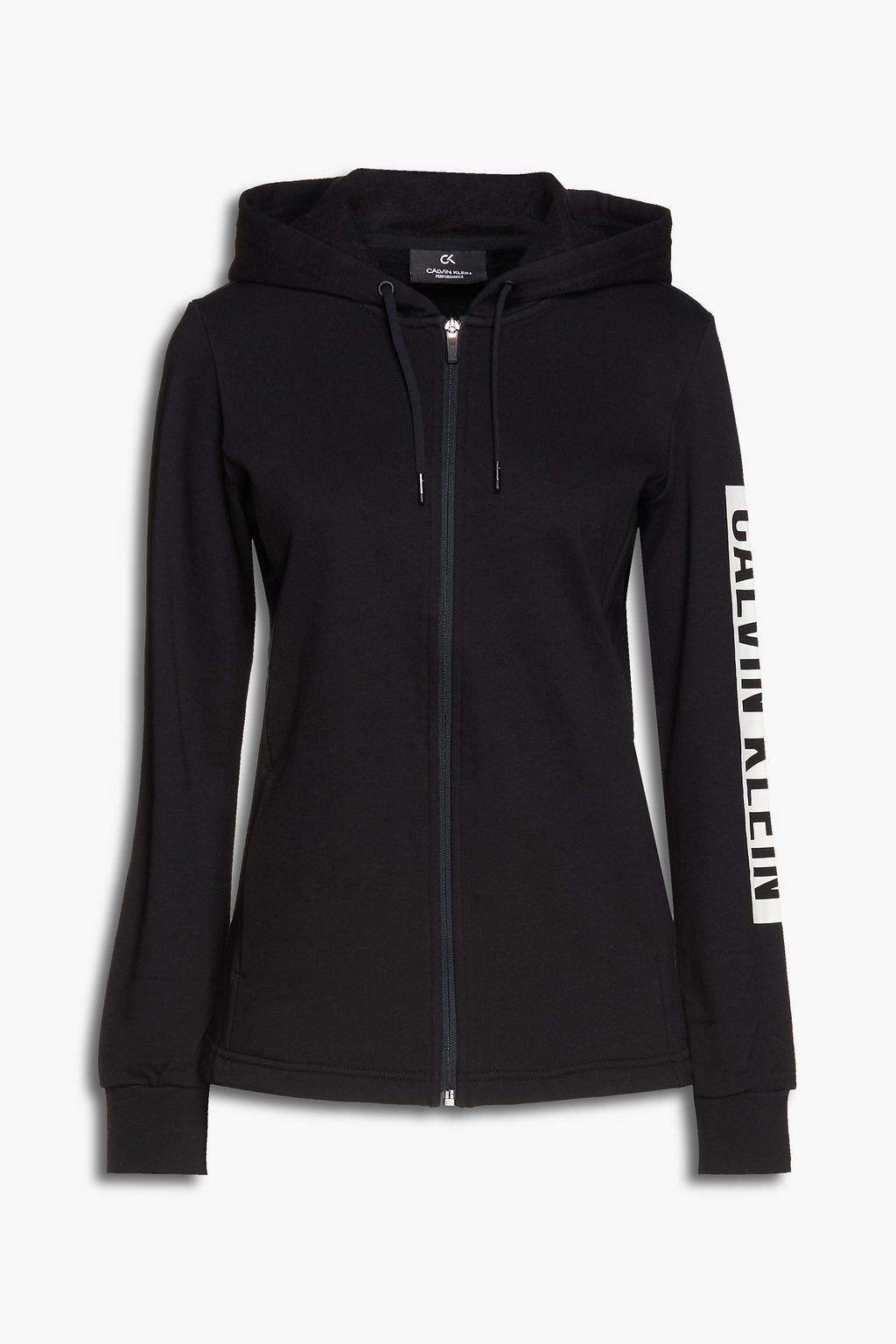 calvin klein cotton blend fleece hoodie