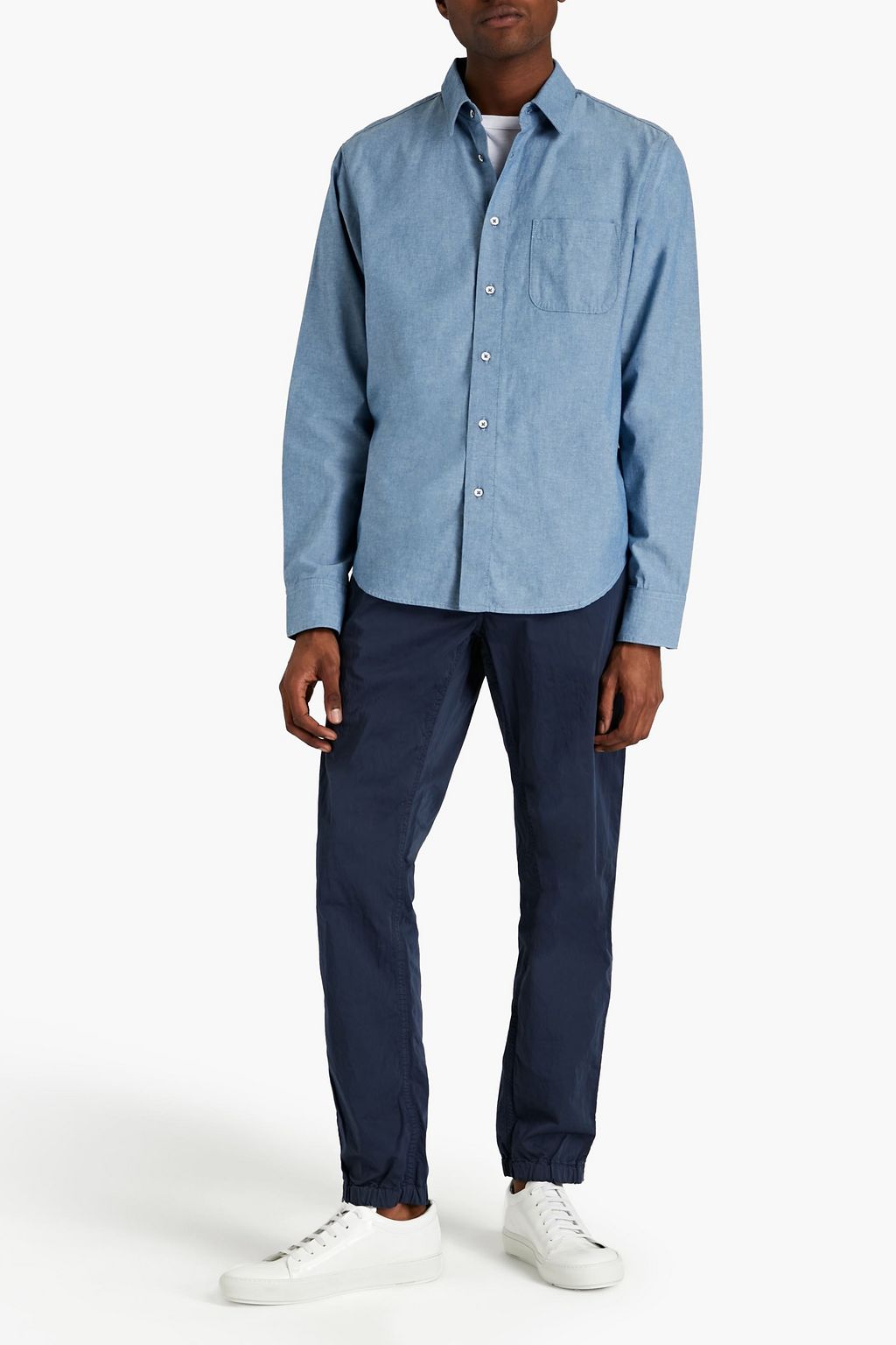 RAG & BONE Cotton-chambray shirt