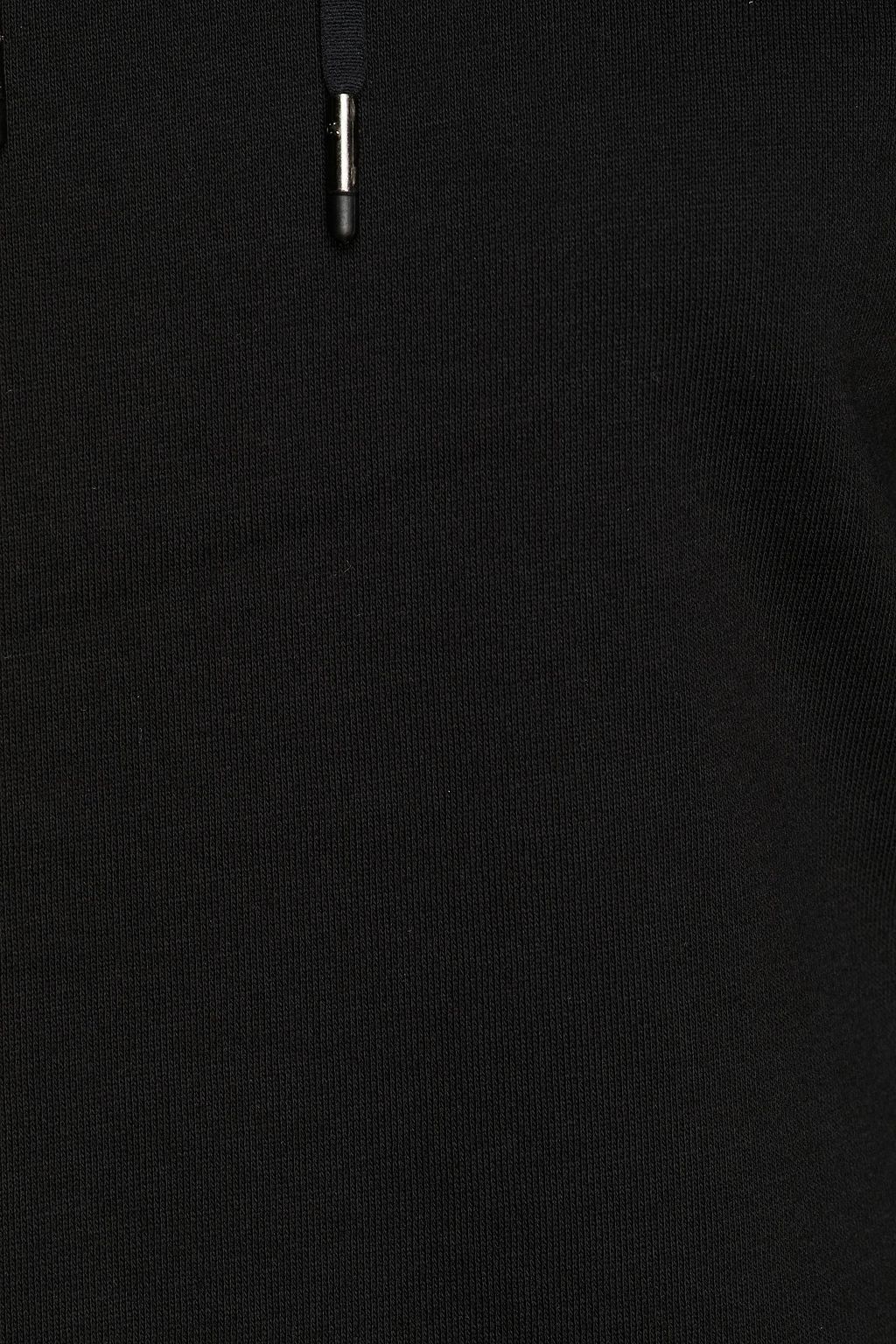 CALVIN KLEIN PERFORMANCE Printed cotton-blend fleece hoodie