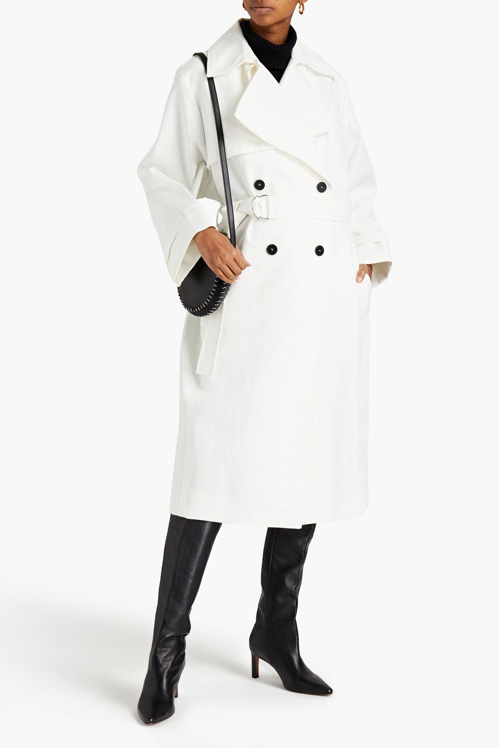 IRO Benoit belted cotton-twill trench coat