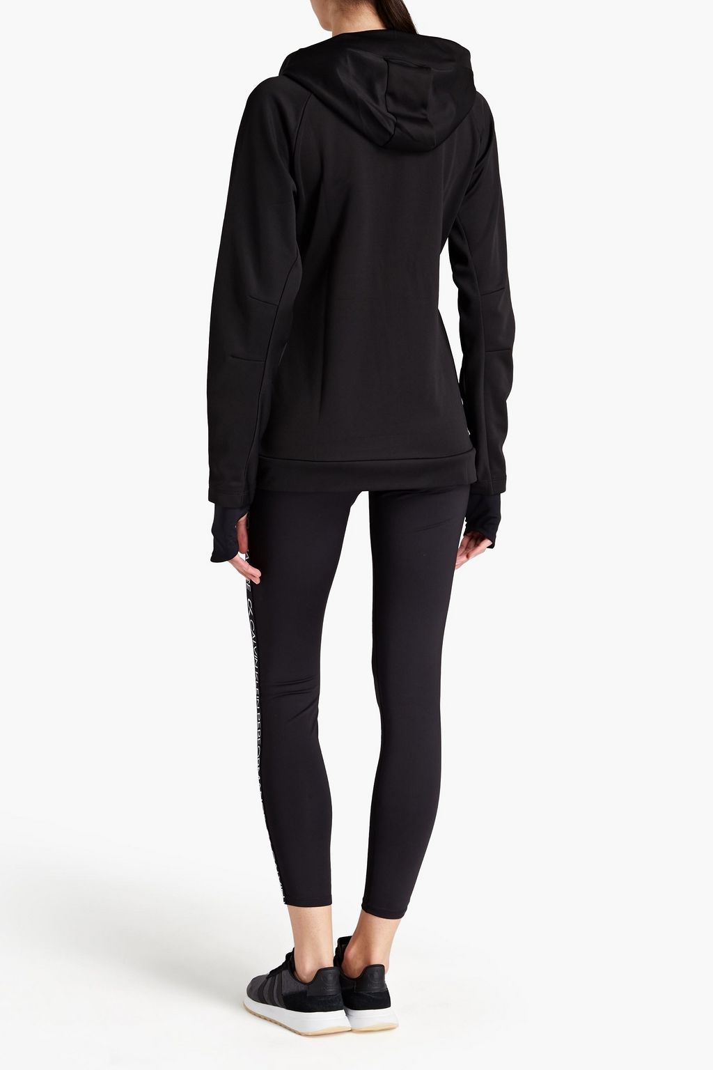 CALVIN KLEIN PERFORMANCE Cropped printed stretch-jersey leggings
