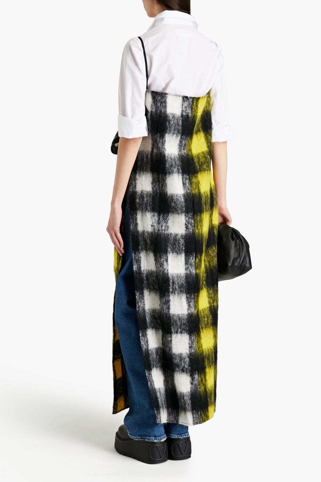 MAISON MARGIELA Checked mohair-blend top