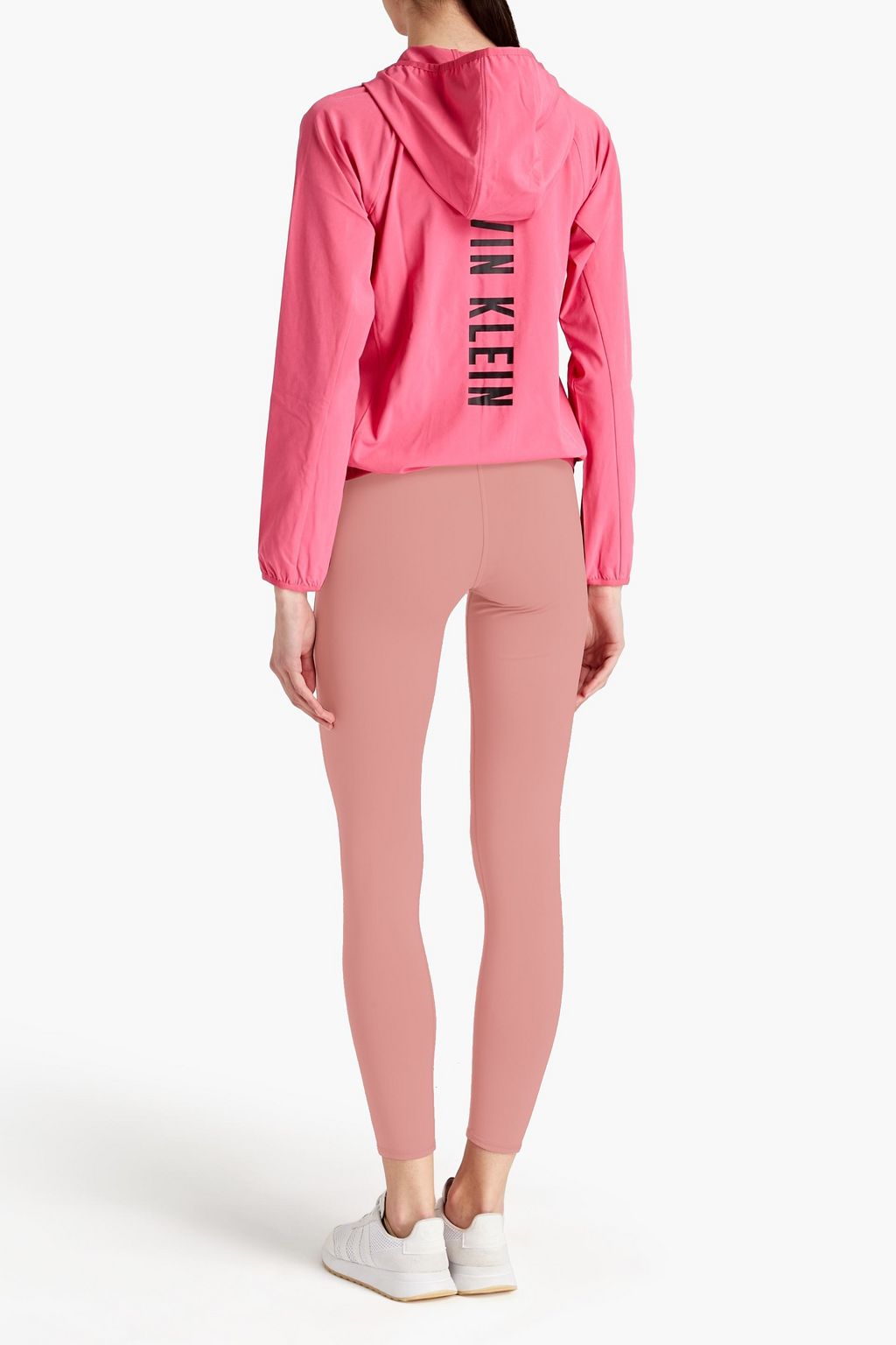CALVIN KLEIN PERFORMANCE Cropped printed stretch-jersey leggings
