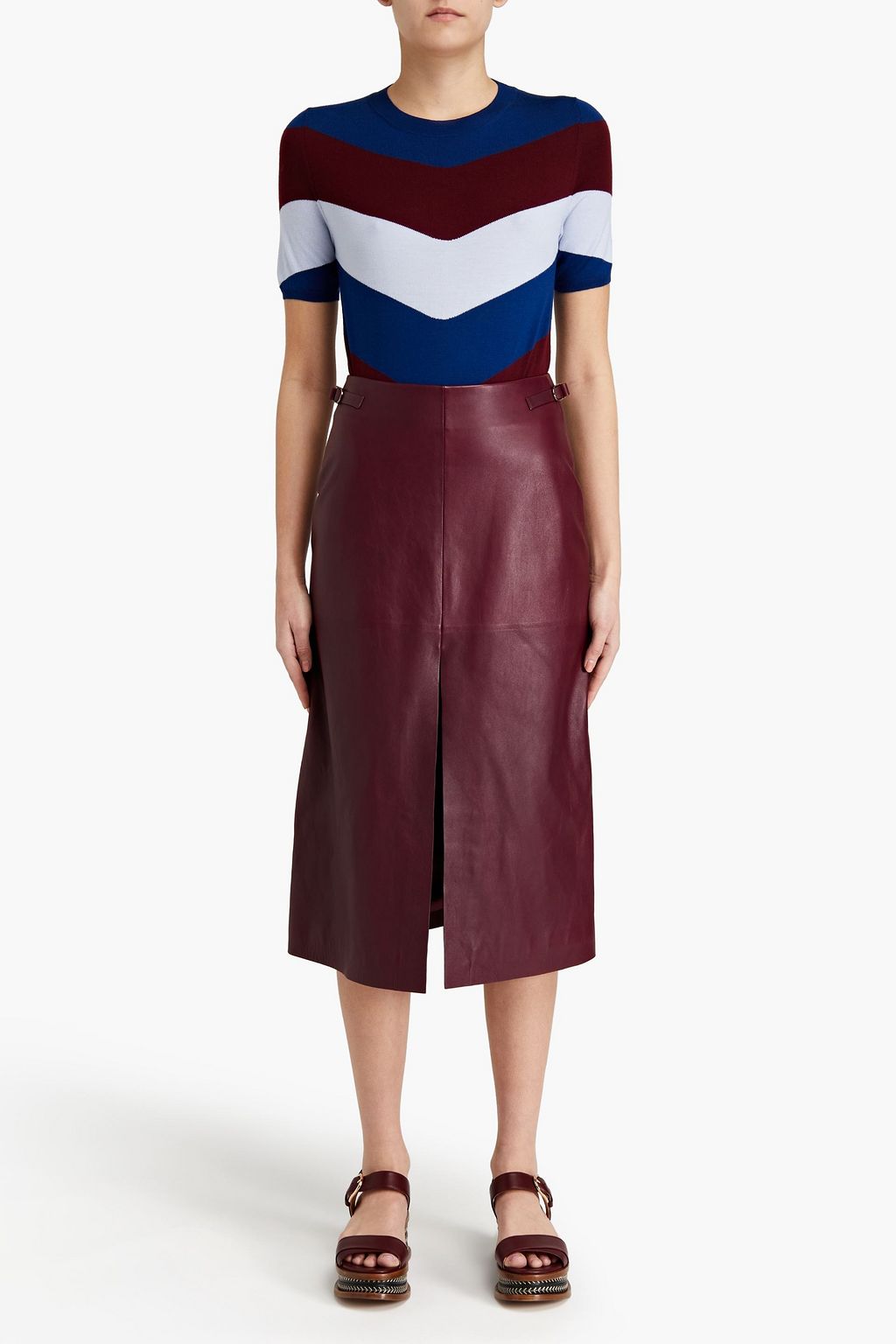 GABRIELA HEARST Bruno striped wool top