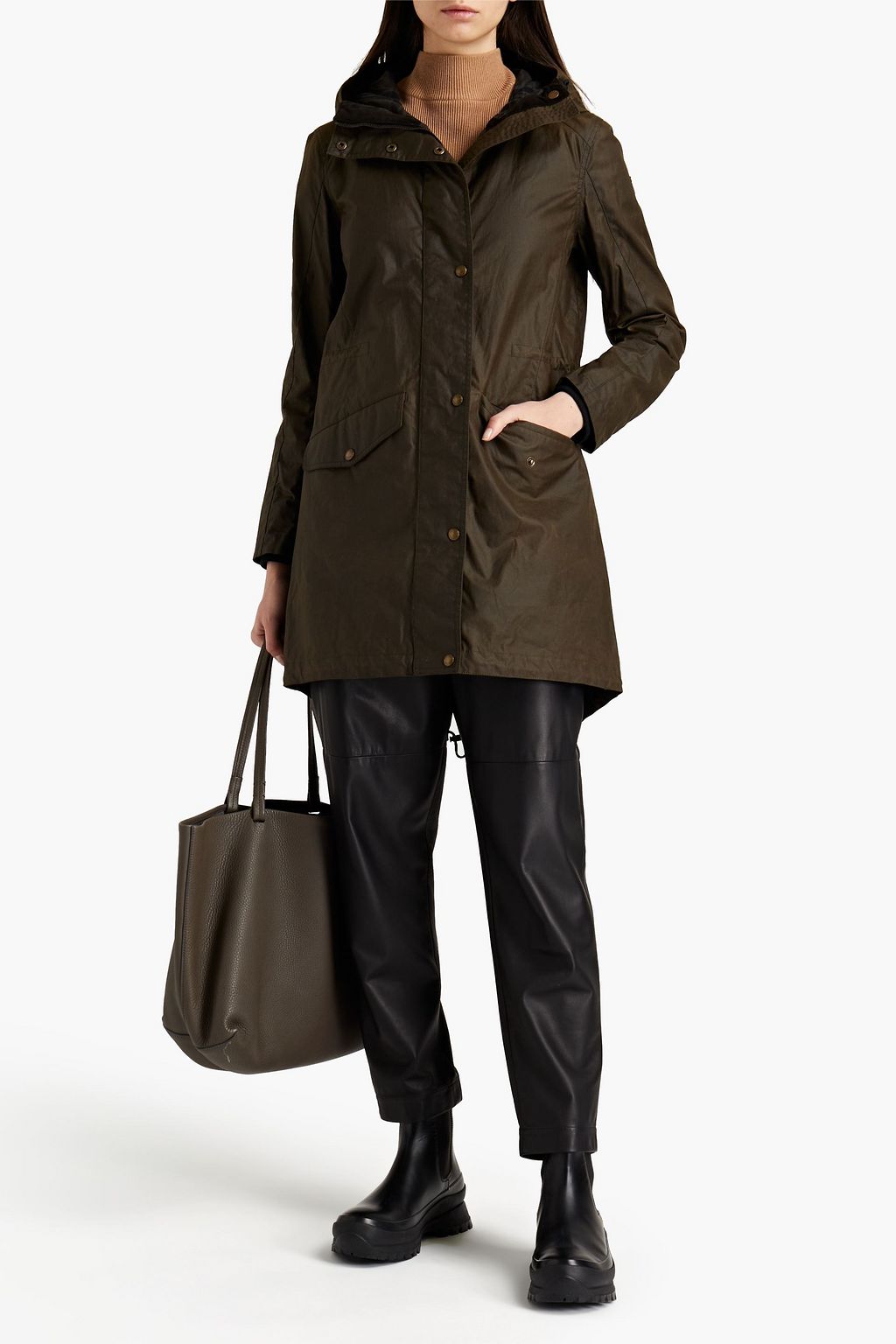 BELSTAFF Bayford coated cotton-canvas hooded parka