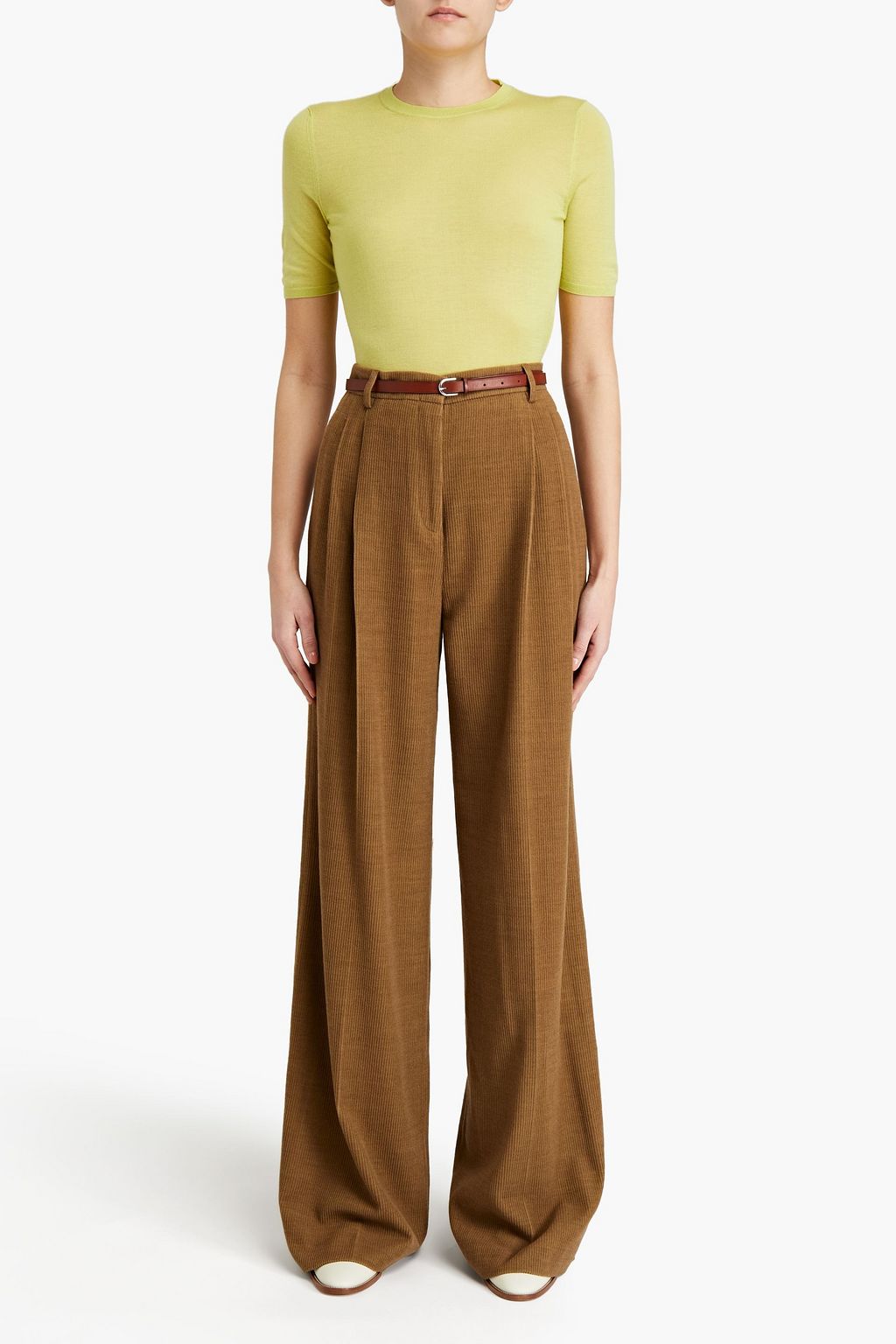 GABRIELA HEARST Jane slub cashmere top