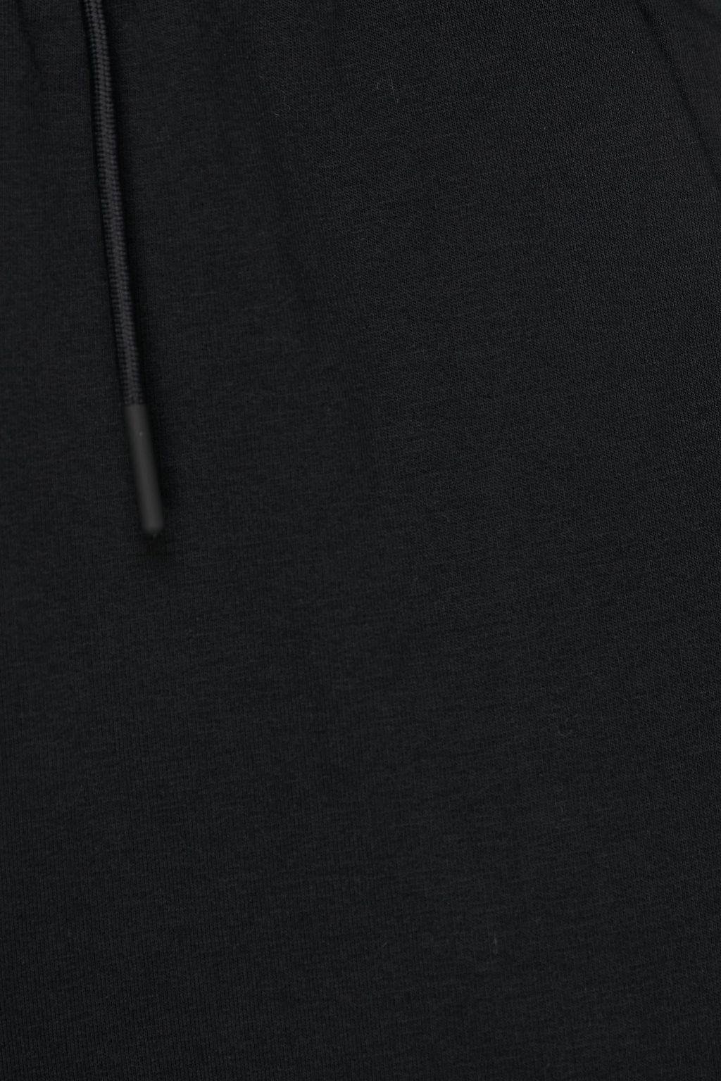 CALVIN KLEIN PERFORMANCE Printed cotton-blend fleece track pants