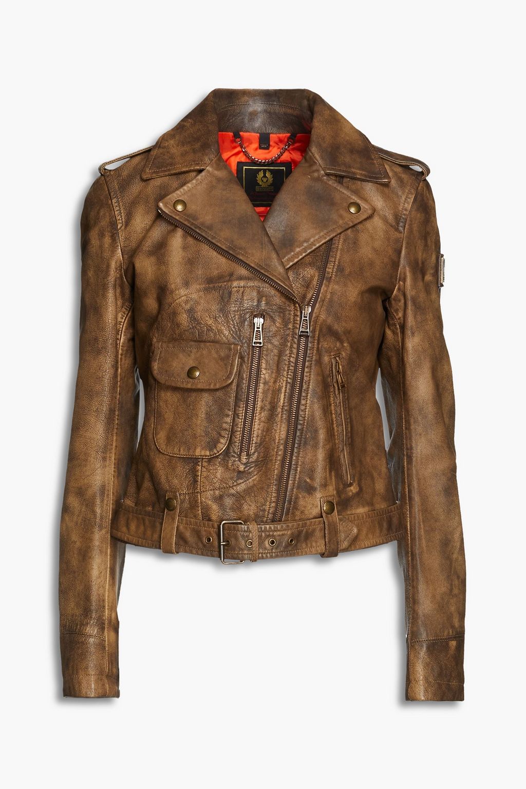 belstaff ladies leather motorcycle jacket