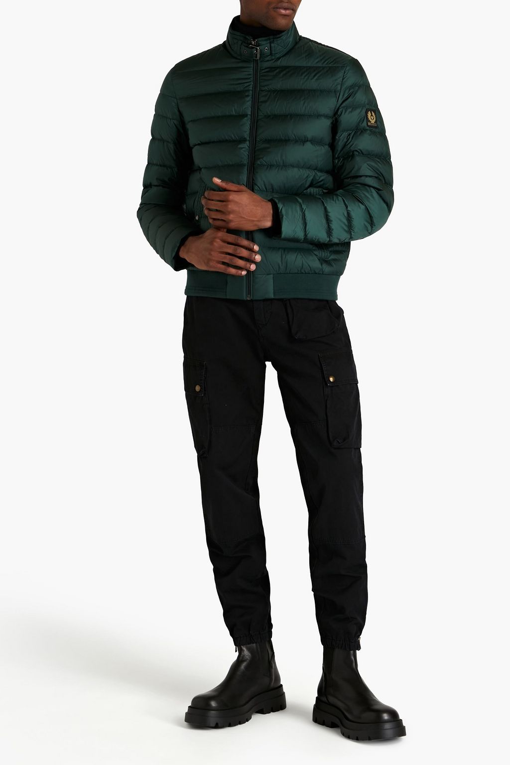 BELSTAFF Circuit slim-fit quilted shell down jacket