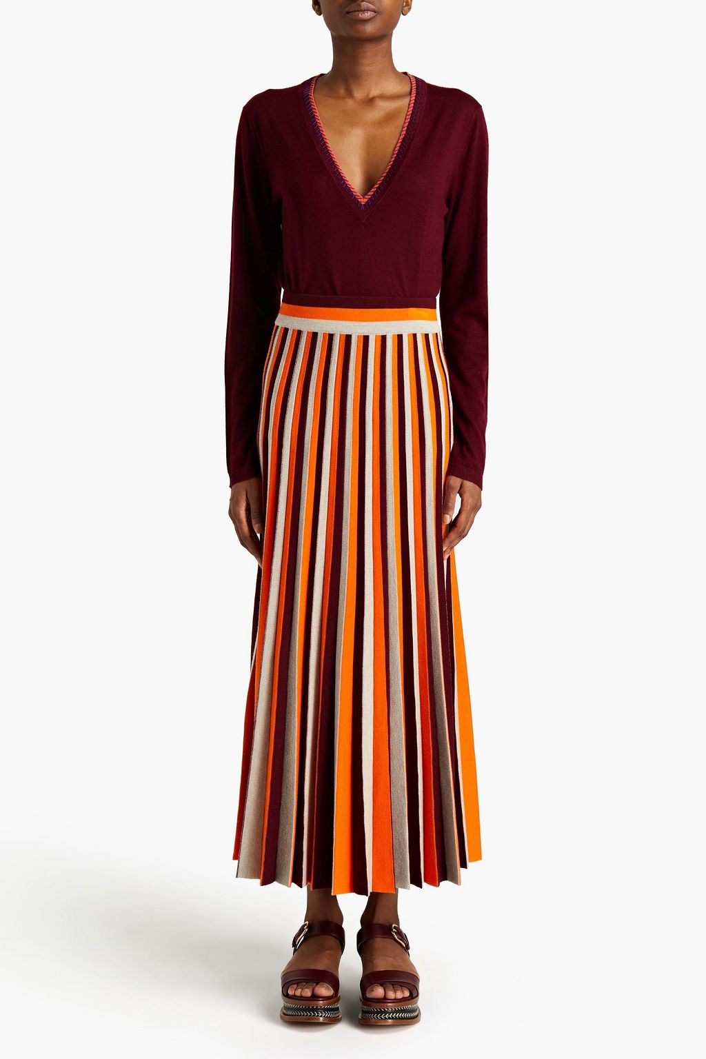GABRIELA HEARST Lorenco cashmere and silk-blend sweater