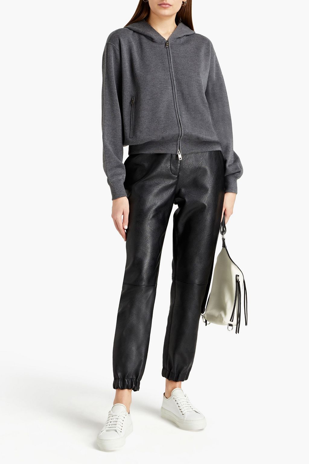 DOLCE&GABBANA Mélange cashmere hoodie