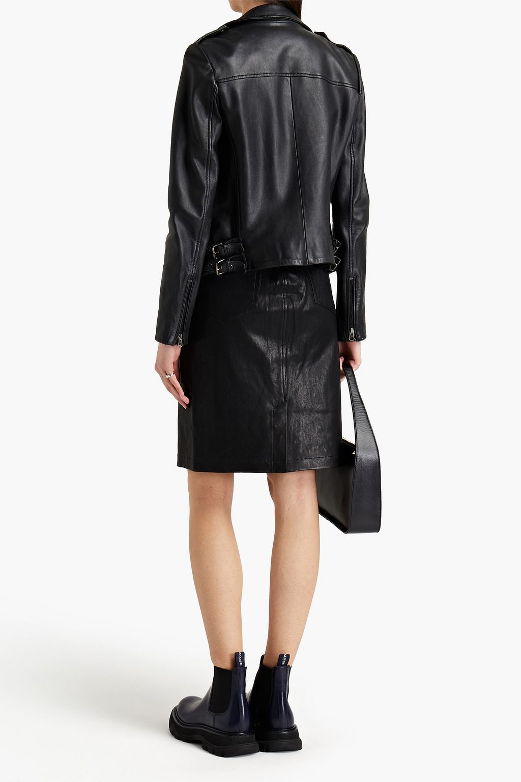 BELSTAFF Mistley leather skirt