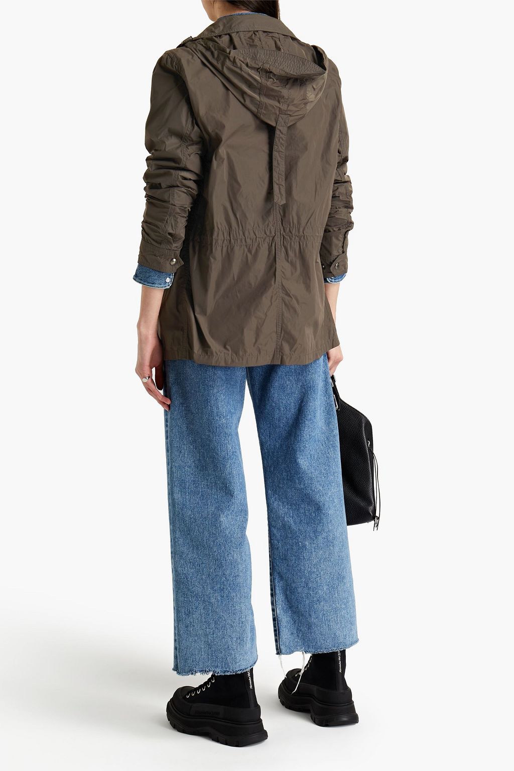 BELSTAFF Weekender appliqued hooded shell parka